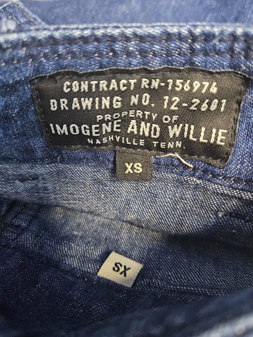 Imogene + Willie Dark Indigo Blake Military Trouser Jeans - Picture 10 of 12